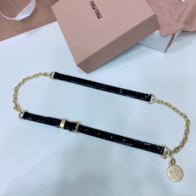 [MIUMIU-미우미우] 체인 벨트