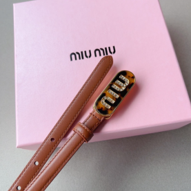 [MIUMIU-미우미우] 가죽벨트