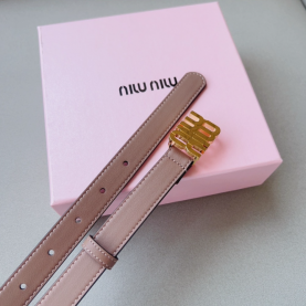[MIUMIU-미우미우] 가죽벨트