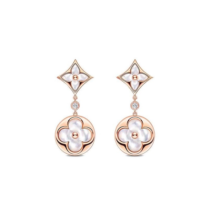 [LOUIS VUITTON-루이비통] 컬러 블라썸 롱 귀걸이