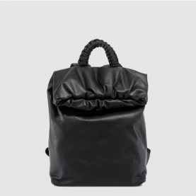 [BOTTEGA-보테가]  롤 탑 레더 백팩  629858