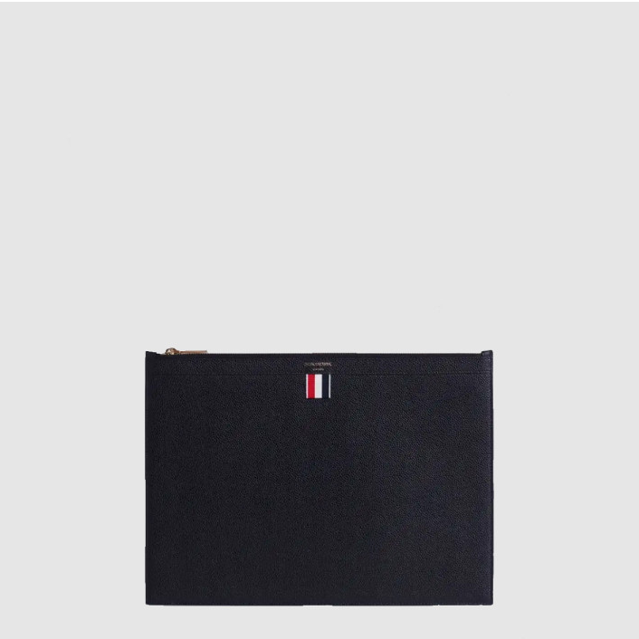 [THOM BROWNE-톰브라운] 페블 그레인 미디움 클러치백