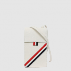 [THOM BROWNE-톰브라운]  페블 폰 홀더백