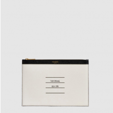 [THOM BROWNE-톰브라운]  라지  페이퍼 라벨 클러치