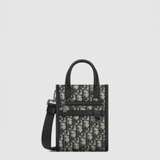 [CHRISTIAN DIOR-디올]  사파리 노스사우스 미니 토트백