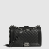[CHANEL-샤넬] 보이백 캐비어 라지