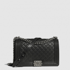 [CHANEL-샤넬] 보이백 캐비어 라지