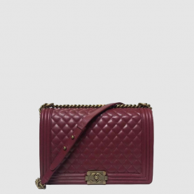 [CHANEL-샤넬] 보이백 캐비어 라지