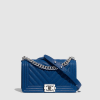 [CHANEL-샤넬] 쉐브론 보이백 캐비어 미디움