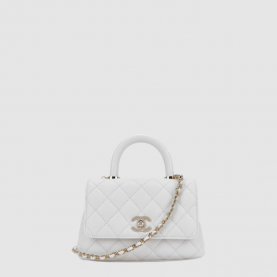 [CHANEL-샤넬] 코코핸들 미니  캐비어
