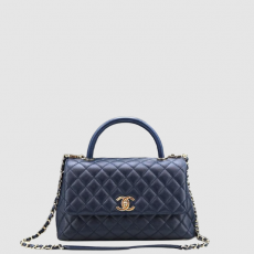 [CHANEL-샤넬] 코코핸들 미디움  캐비어