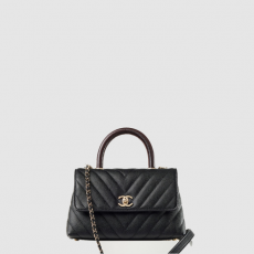[CHANEL-샤넬] 쉐브론 코코핸들   캐비어