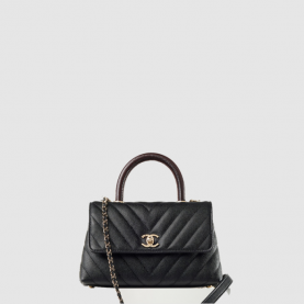 [CHANEL-샤넬] 쉐브론 코코핸들   캐비어