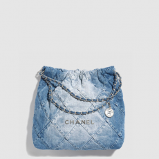 [CHANEL-샤넬] 22백   미디움 데님