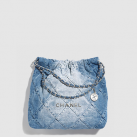 [CHANEL-샤넬] 22백   미디움 데님