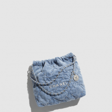 [CHANEL-샤넬] 22백 스몰  데님