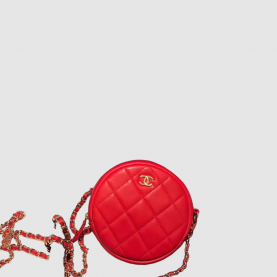 [CHANEL-샤넬] 이브닝 동그리 체인 탬버린백