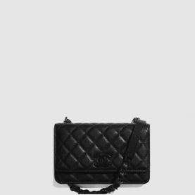 [CHANEL-샤넬]  WOC 체인 숄더백 캐비어