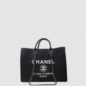 [CHANEL-샤넬]  도빌 쇼퍼백  라지