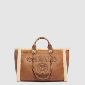 [CHANEL-샤넬]  도빌 쇼퍼백  라지
