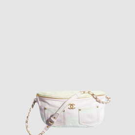 [CHANEL-샤넬] 라지 웨이스트백   데님