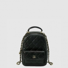 [CHANEL-샤넬] 24C 크루즈 탑핸들 미니 백팩 캐비어