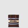 [MIUMIU-미우미우]라피아 효과 우븐 토트백