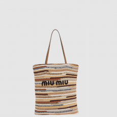 [MIUMIU-미우미우] 크로셰 토트백