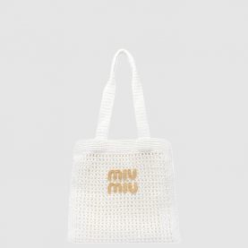 [MIUMIU-미우미우] 패브릭 토트백