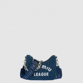 [MIUMIU-미우미우] 마테라쎄 데님 숄더백