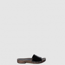 [MIUMIU-미우미우] 에나멜 가죽 클로그 5Z425E