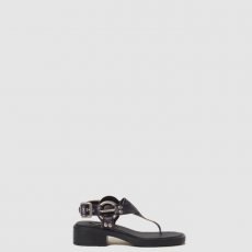 [MIUMIU-미우미우] 블리치드 가죽 통 샌들 5Y199E