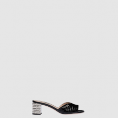 [MIUMIU-미우미우] 악어 무늬 가죽 샌들 5XX477