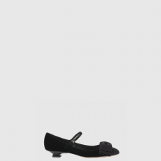 [MIUMIU-미우미우] 벨벳 그로그랭 펌프스 F0002