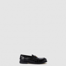 [MIUMIU-미우미우] 크로커다일 프린트 가죽 로퍼 5D273E