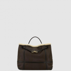 [BOTTEGA-보테가베네타] 안디아모 시어링 레더 라지백