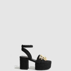 [CHANEL-샤넬] 트위드 샌들 G46423