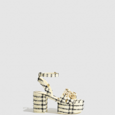 [CHANEL-샤넬] 트위드 샌들 G46423