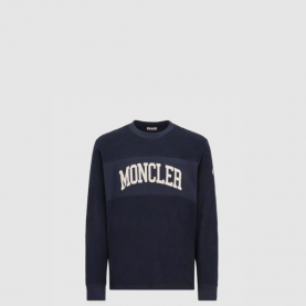 [MONCLER-몽클레어]자수 로고 스웨트셔츠