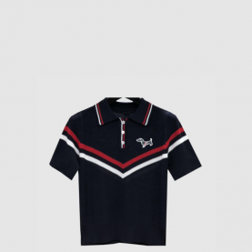 [THOM BROWNE-톰브라운]프린트 폴로 셔츠