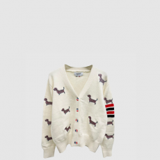 [THOM BROWNE-톰브라운] 로고 가디건