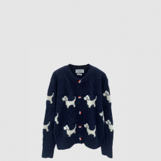 [THOM BROWNE-톰브라운] 로고 가디건