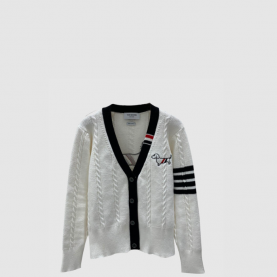 [THOM BROWNE-톰브라운] 로고 가디건