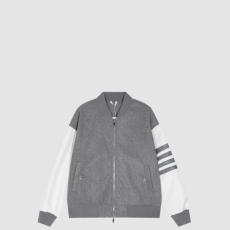 [THOM BROWNE-톰브라운]로고 집업 자켓