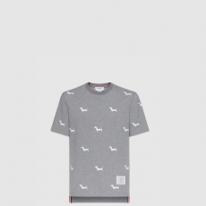 [THOM BROWNE-톰브라운]클래식 피케 헥터 숏슬리브 티셔츠