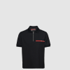 [PRADA-프라다] 피케 코튼 폴로 셔츠