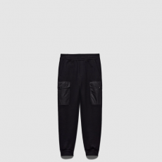 [PRADA-프라다] 리나일론 디테일의 코튼 플리스 조거 팬츠