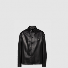 [PRADA-프라다] 나파 가죽 셔츠