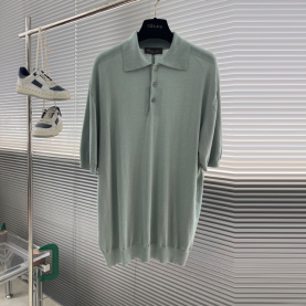 [LORO PIANA-로로피아나]폴로 니트 반팔