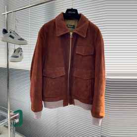 [LORO PIANA-로로피아나]가죽 자켓